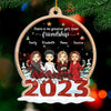 Greatest Gift For This Christmas - Bestie Personalized Custom Ornament - Acrylic Custom Shaped - Christmas Gift For Best Friends, BFF, Sisters