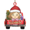 I'm Dreaming Of A White Christmas - Family Personalized Custom Ornament - Wood Custom Shaped - Christmas Gift For Family Members