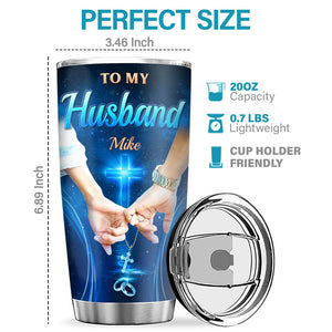Once Upon A Time Forever & Always - Couple Personalized Custom Tumbler - Gift For Husband Wife, Anniversary