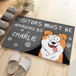 Our Doormat Is Pet Approved - Dog & Cat Personalized Custom Home Decor Decorative Mat - House Warming Gift For Pet Lovers, Pet Owners