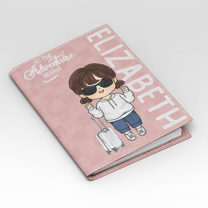 Travel Is My Therapy - Travel Personalized Custom Passport Cover, Passport Holder - Holiday Vacation Gift, Gift For Adventure Travel Lovers