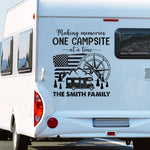This Is Us Our Life Our Trailer - Camping Personalized Custom RV Decal - Gift For Camping Lovers