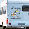 Our Story, Our Life, Our Trailer - Camping Personalized Custom RV Decal - Gift For Camping Lovers