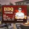 Keep Calm, It's BBQ Time - Family Personalized Custom Home Decor Metal Sign - Father's Day, House Warming Gift For Dad