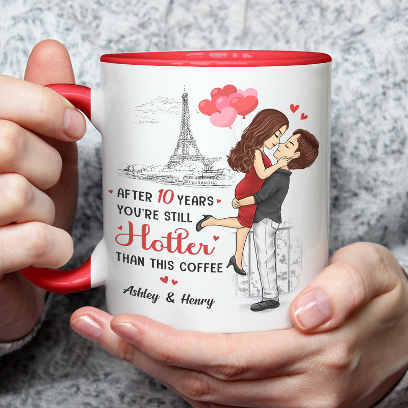 You Are My King And I Am Your Queen - Couple Personalized Custom Accent Mug - Christmas Gift For Husband Wife, Anniversary