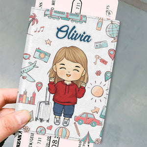 There Is A World Elsewhere - Travel Personalized Custom Passport Cover, Passport Holder - Holiday Vacation Gift, Gift For Adventure Travel Lovers