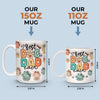Cat Dad Eat Drink And Be Merry - Dog & Cat Personalized Custom 3D Inflated Effect Printed Mug - Christmas Gift For Pet Owners, Pet Lovers