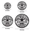 The Family Tree - Family Personalized Custom Home Decor Cut Metal Sign, Metal Wall Art - Gift For Family Members