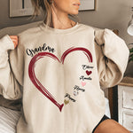 The Best Grandma In The World - Family Personalized Custom Unisex T-shirt, Hoodie, Sweatshirt - Mother's Day, Birthday Gift For Grandma