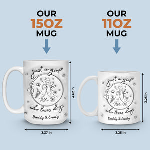 Just A Girl Who Loves Dogs - Dog Personalized Custom 3D Inflated Effect Printed Mug - Gift For Pet Owners, Pet Lovers