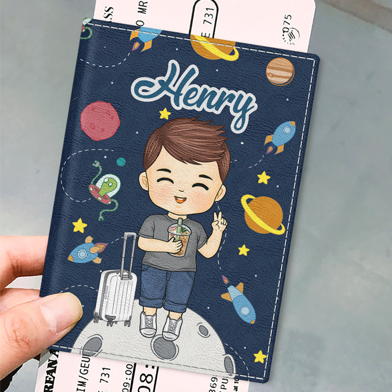 Have A Nice Trip - Travel Personalized Custom Passport Cover, Passport Holder - Holiday Vacation Gift, Gift For Adventure Travel Lovers