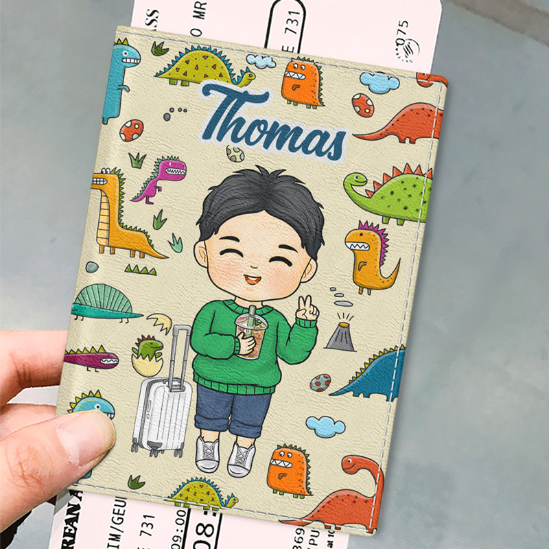 Have A Nice Trip - Travel Personalized Custom Passport Cover, Passport Holder - Holiday Vacation Gift, Gift For Adventure Travel Lovers