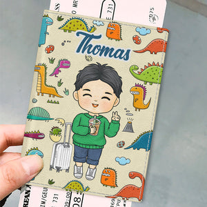 Adventure Is Out There - Travel Personalized Custom Passport Cover, Passport Holder - Holiday Vacation Gift, Gift For Adventure Travel Lovers