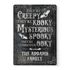 They're Creepy, They're Kooky - Family Personalized Custom Home Decor Metal Sign - Halloween Gift For Family Members