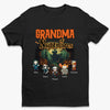 Grandma Of Nightmares - Family Personalized Custom Unisex T-shirt, Hoodie, Sweatshirt - Halloween Gift For Grandma