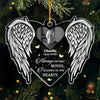 Custom Photo Always On Our Minds - Memorial Personalized Custom Ornament - Acrylic Custom Shaped - Christmas Gift, Sympathy Gift For Family Members