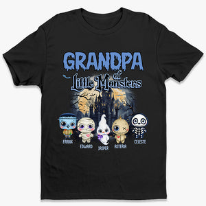 Granny Of Little Monsters - Family Personalized Custom Unisex T-shirt, Hoodie, Sweatshirt - Halloween Gift, Gift For Grandma, Grandpa