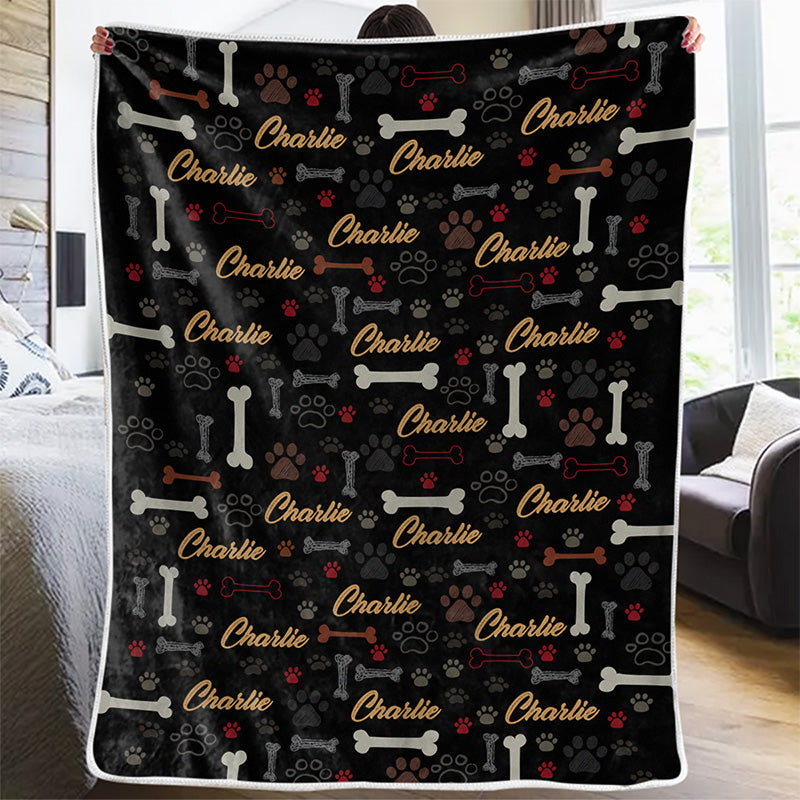 Too Cute To Be Grounded - Dog Personalized Custom Blanket - Gift For Pet Owners, Pet Lovers