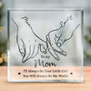 I'll Always Be Your Little Girl - Family Personalized Custom Square Shaped Acrylic Plaque - Gift For Mom