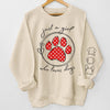 Just A Beautiful Girl Who Loves Pets - Dog & Cat Personalized Custom Unisex Sweatshirt With Design On Sleeve - Gift For Pet Owners, Pet Lovers