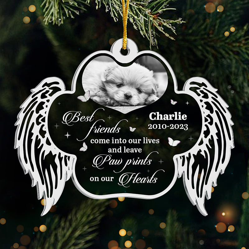 Custom Photo I'll Miss You For The Rest Of My Life - Memorial Personalized Custom Ornament - Acrylic Custom Shaped - Christmas Gift, Sympathy Gift For Pet Owners, Pet Lovers