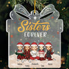 Best Friend Till The End - Bestie Personalized Custom Ornament - Acrylic Gift Box Shaped - Christmas Gift For Best Friends, BFF, Sisters