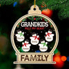The Best Thing You've Ever Found - Family Personalized Custom Ornament - Acrylic Snow Globe Shaped - Christmas Gift For Grandma, Grandpa