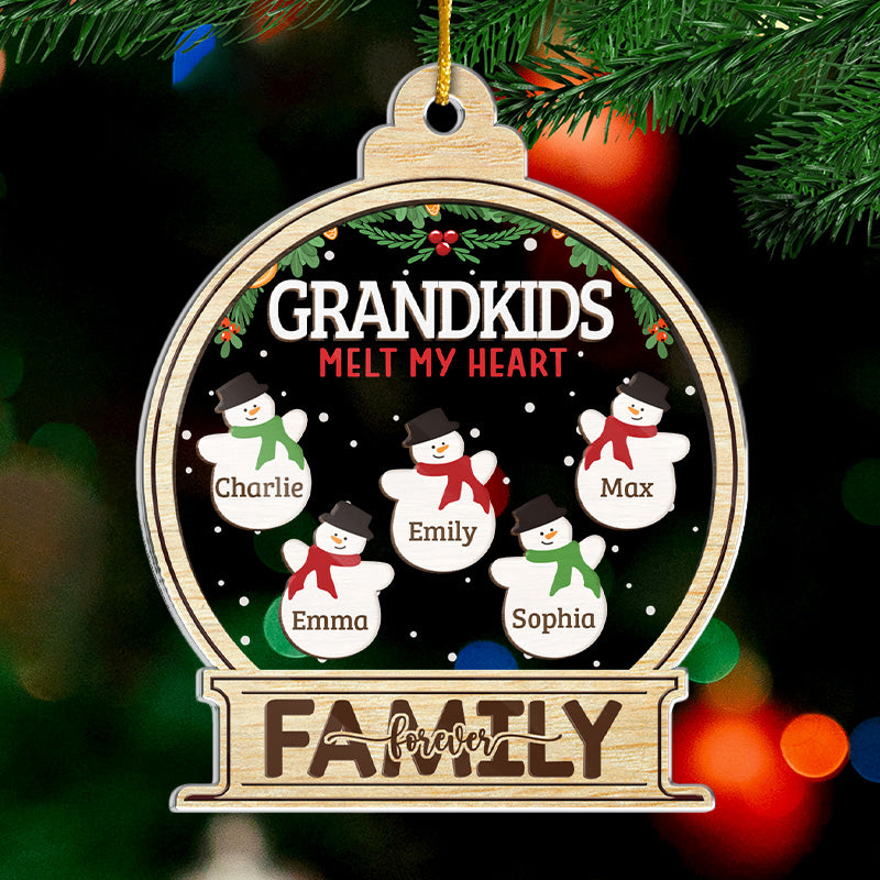 The Best Thing You've Ever Found - Family Personalized Custom Ornament - Acrylic Snow Globe Shaped - Christmas Gift For Grandma, Grandpa