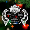 Custom Photo I'll Miss You For The Rest Of My Life - Memorial Personalized Custom Ornament - Acrylic Custom Shaped - Christmas Gift, Sympathy Gift For Pet Owners, Pet Lovers
