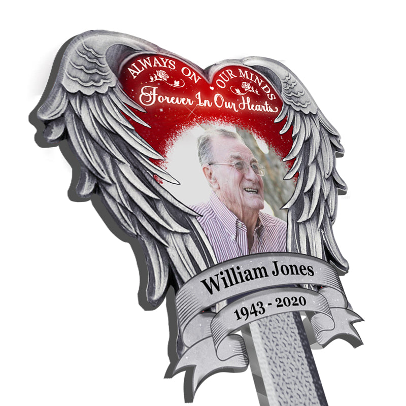 Personalized Acrylic Garden Stake, Grave Decorations For Cemetery, Garden Decor, Yard Sign Cemetery Decorations For Grave, Sympathy Gifts For Loss Of Dad, Sympathy Gifts For Loss Of Mom