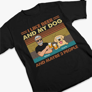 I Like Coffee And My Dogs - Dog Personalized Custom Unisex T-shirt, Hoodie, Sweatshirt - Gift For Pet Owners, Pet Lovers