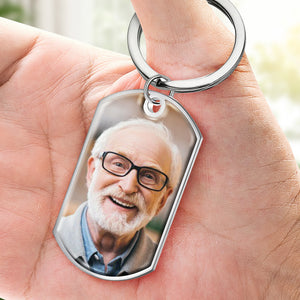 Custom Photo Missing You More Than Words Can Say - Memorial Personalized Custom Keychain - Sympathy Gift For Family Members