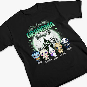 This Spooky Grandma Belongs To - Family Personalized Custom Unisex T-shirt, Hoodie, Sweatshirt - Halloween Gift, Gift For Grandma