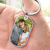 Our Love Story Is My Favorite - Upload Image, Gift For Couples - Personalized Keychain