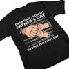 We Love You Every Single Day - Family Personalized Custom Unisex T-shirt, Hoodie, Sweatshirt - Father's Day, Birthday Gift For Dad