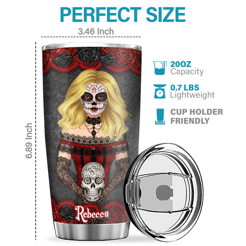 I Am A Sage Burning - Personalized Custom Witch Tumbler - Halloween Gift For Witches, Yourself