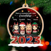 Life's Greatest Gift - Family Personalized Custom Ornament - Acrylic Snow Globe Shaped - Christmas Gift For Family Members, Best Friends, BFF, Sisters