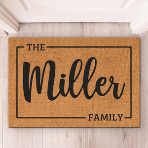 The Family - Family Personalized Custom Decorative Mat - Gift For Family Members