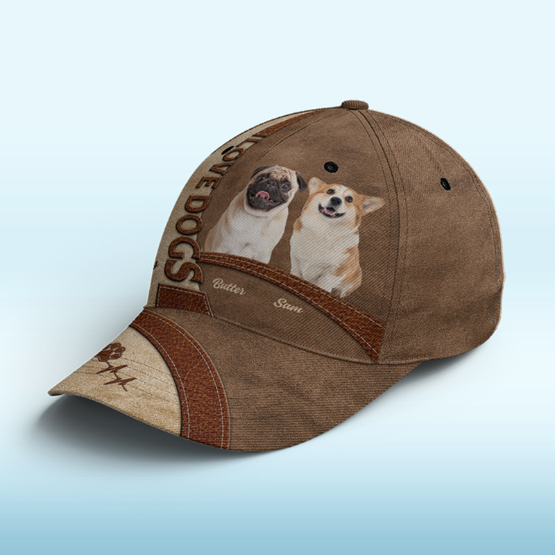 Custom Photo Life Is Better With Fur Baby Green - Dog & Cat Personalized Custom Hat, All Over Print Classic Cap - New Arrival, Gift For Pet Owners, Pet Lovers