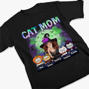 Cat Mum - Cat Personalized Custom Witch Unisex T-shirt, Hoodie, Sweatshirt - Halloween Gift For Witches, Yourself, Pet Owners, Pet Lovers