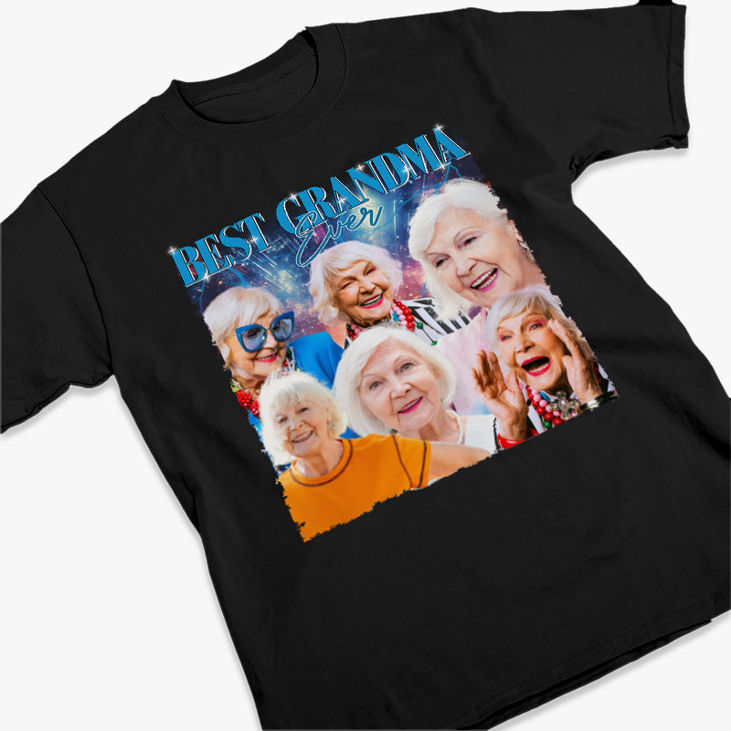 Custom Photo Best Grandma Ever - Family Personalized Custom Unisex T-shirt, Hoodie, Sweatshirt - Gift For Grandma