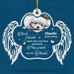 Custom Photo I'll Miss You For The Rest Of My Life - Memorial Personalized Custom Ornament - Acrylic Custom Shaped - Christmas Gift, Sympathy Gift For Pet Owners, Pet Lovers