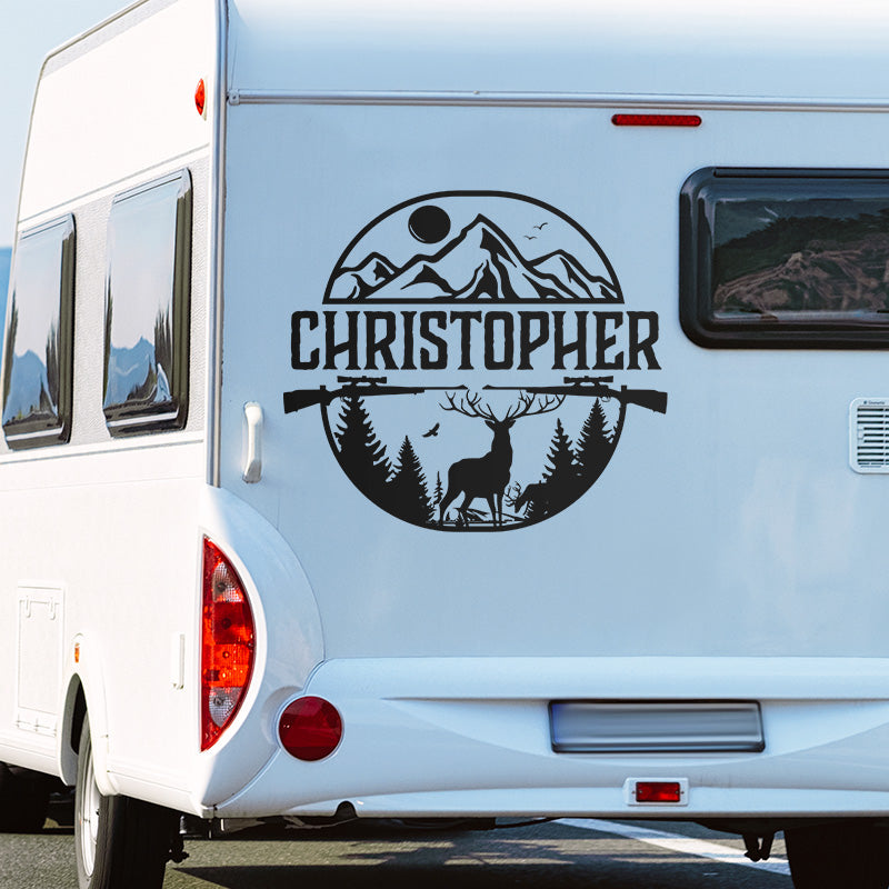 The Wilderness Is Where Magic Happens - Camping Personalized Custom RV Decal - Gift For Camping Lovers