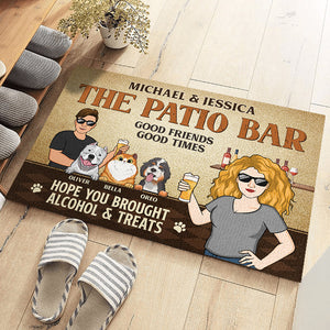 Take Time To Chill - Dog & Cat Personalized Custom Decorative Mat - Gift For Pet Owners, Pet Lovers