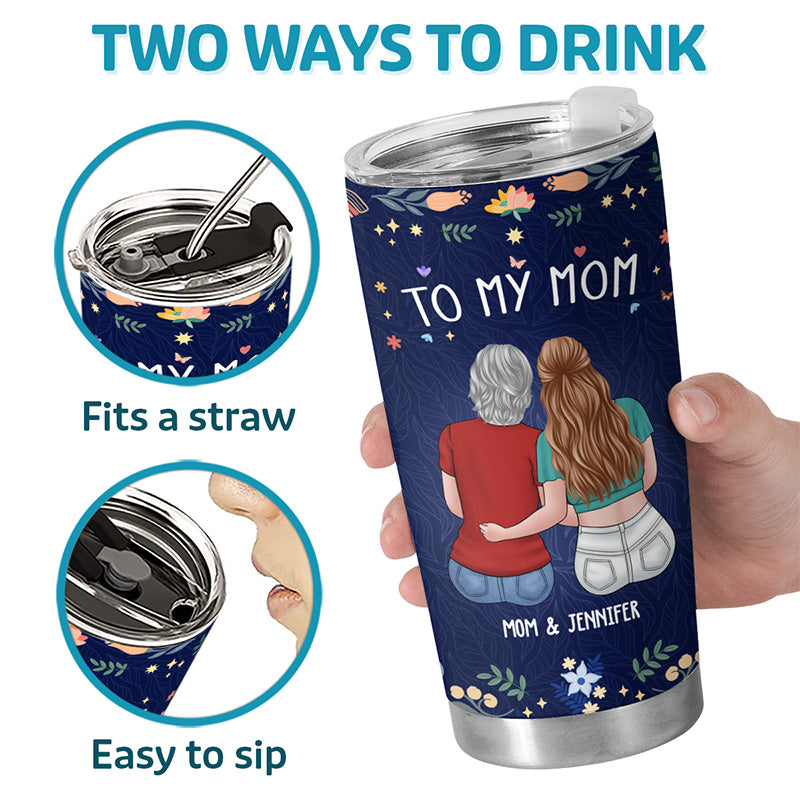 You Are Such An Important Person In My Life - Family Personalized Custom Tumbler - Gift For Grandma, Mom