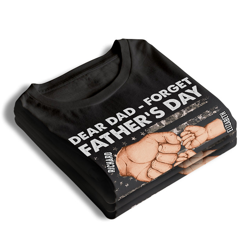 We Love You Every Single Day - Family Personalized Custom Unisex T-shirt, Hoodie, Sweatshirt - Father's Day, Birthday Gift For Dad