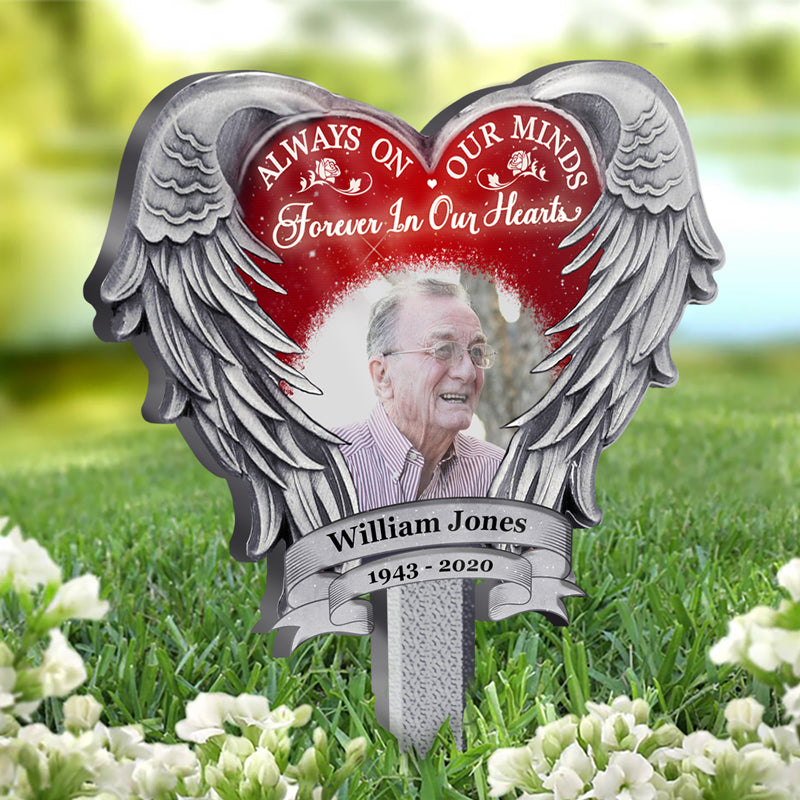 Personalized Acrylic Garden Stake, Grave Decorations For Cemetery, Garden Decor, Yard Sign Cemetery Decorations For Grave, Sympathy Gifts For Loss Of Dad, Sympathy Gifts For Loss Of Mom