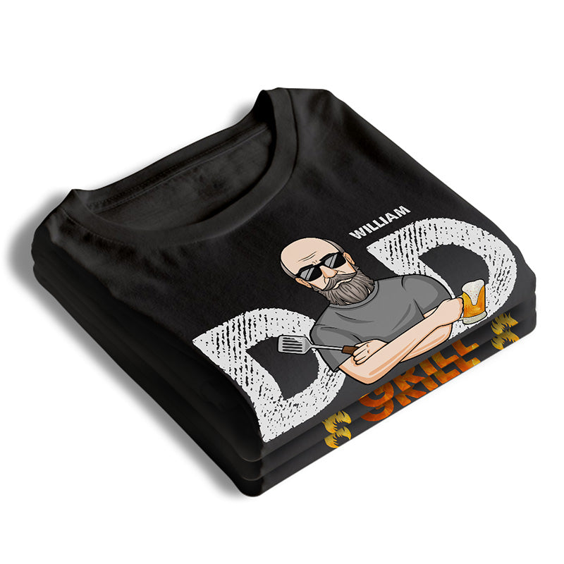 Papa Is My Super Hero - Family Personalized Custom Unisex T-shirt, Hoodie, Sweatshirt - Father's Day, Birthday Gift For Dad