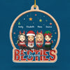 Always Better Together - Bestie Personalized Custom Ornament - Acrylic Snow Globe Shaped - Christmas Gift For Best Friends, BFF, Sisters