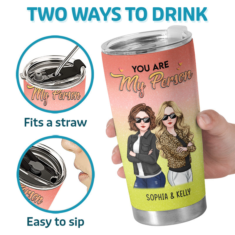Making It Together - Bestie Personalized Custom Tumbler - Gift For Best Friends, BFF, Sisters